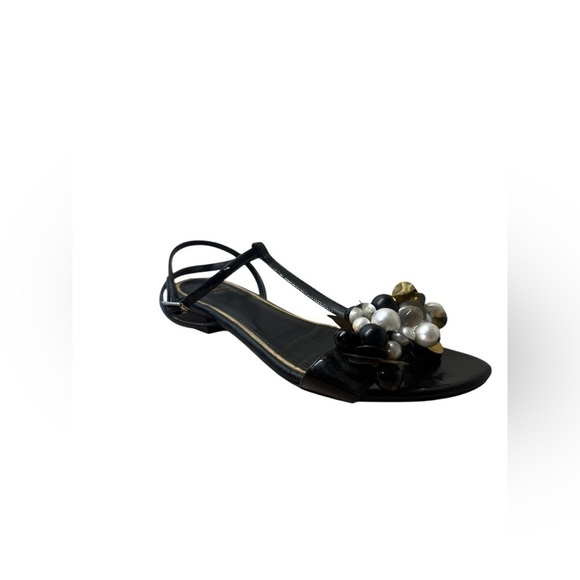 Lanvin Pearl Sandals Size 37 - Picture 1 of 8
